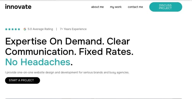 digital marketing website, innovate